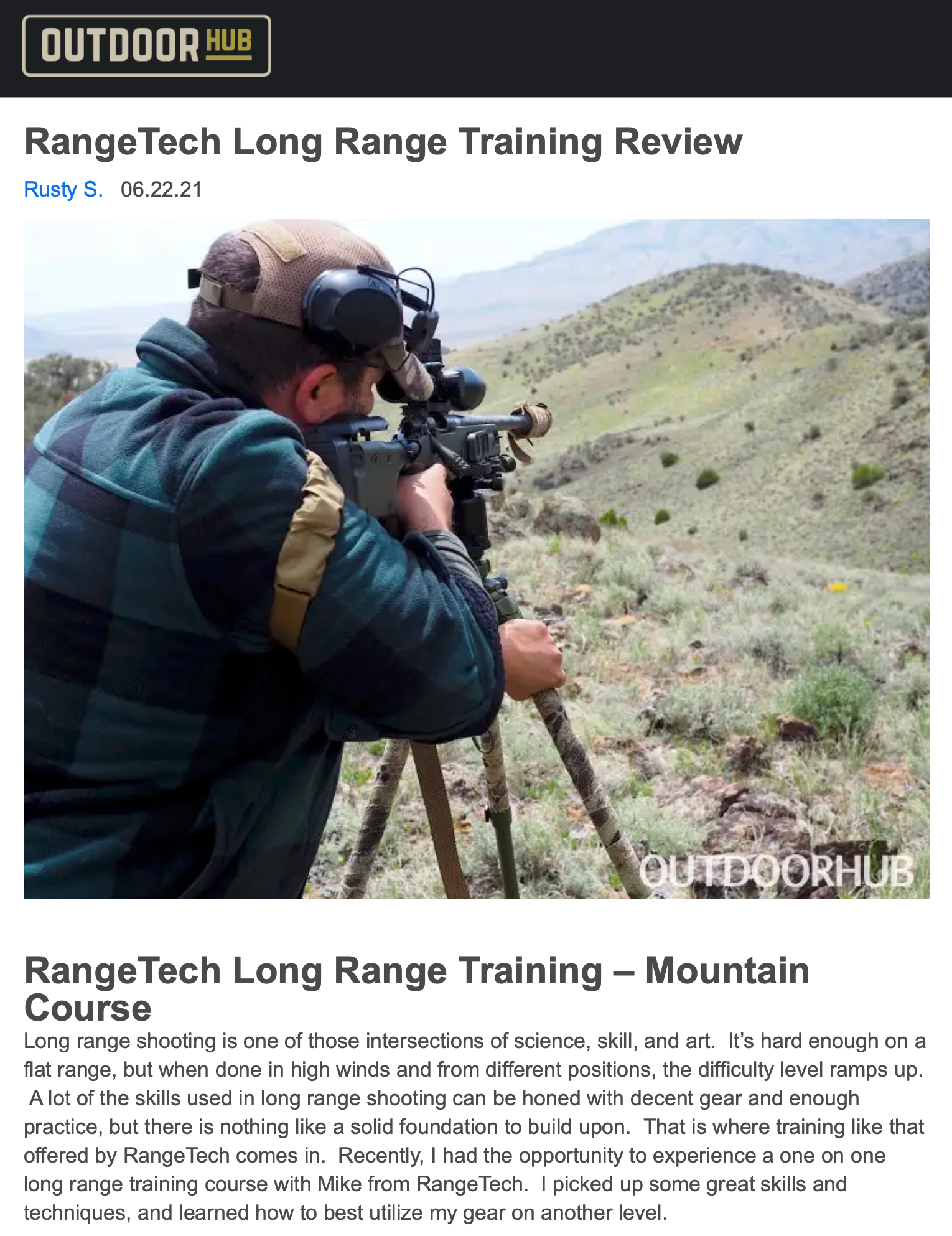 What Do Professionals Think About Rangetech's Training? – Rangetech.us