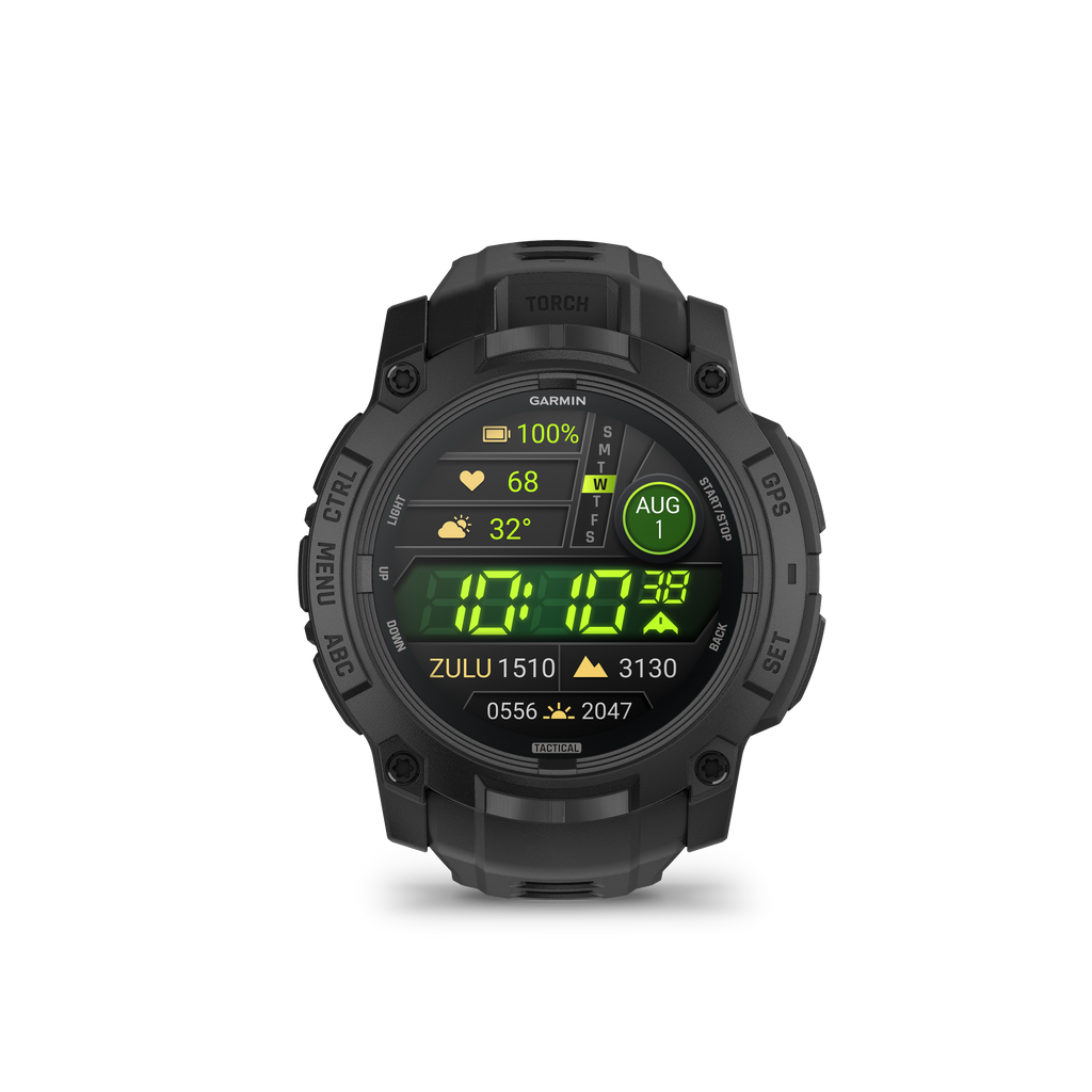 Instinct® 3 – 50 mm, AMOLED, Tactical Edition Black with Black Band