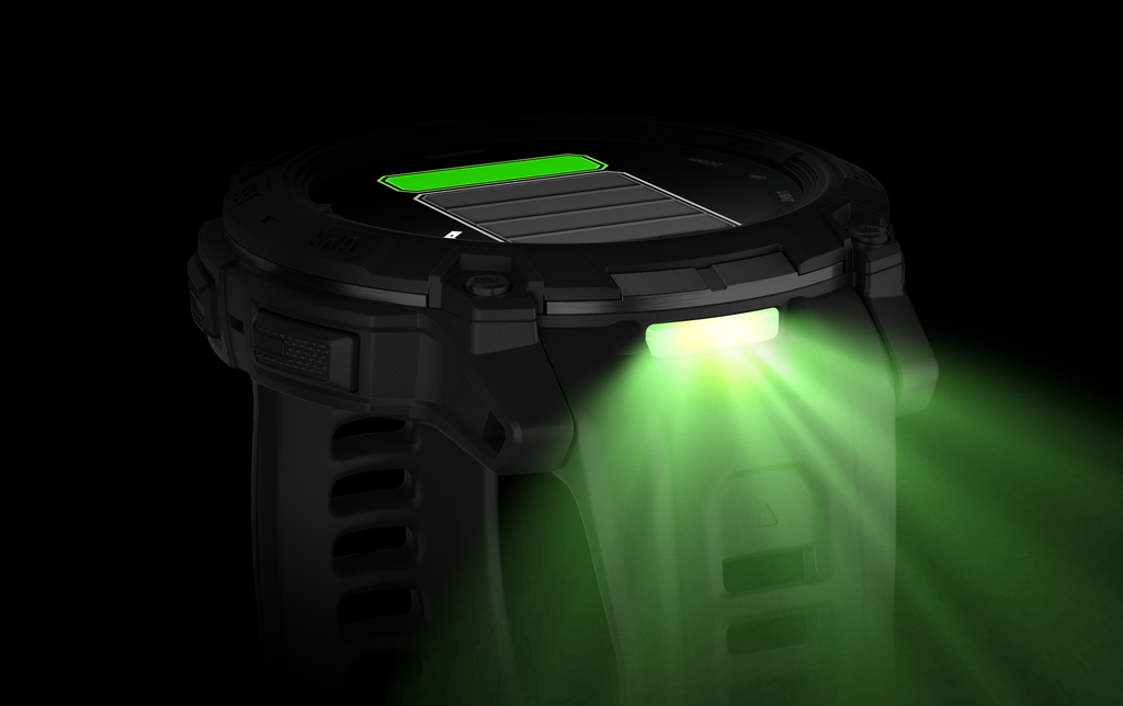 Instinct® 3 – 50 mm, AMOLED, Tactical Edition Black with Black Band