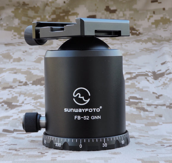 Hog Saddle FB-52GNN Tripod ball head for snipers and long range hunters