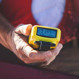 Firearms training School instructor demonstrating Kestrel Shot Timer Use